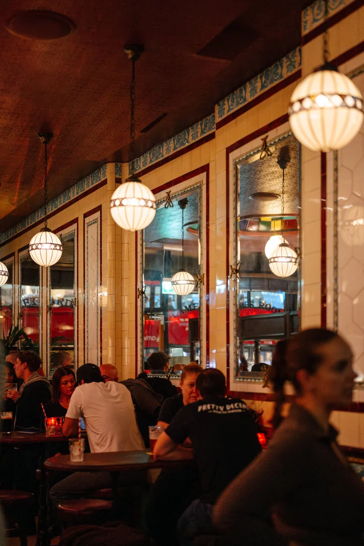 Black Eel bar room.  by Chris Coulson